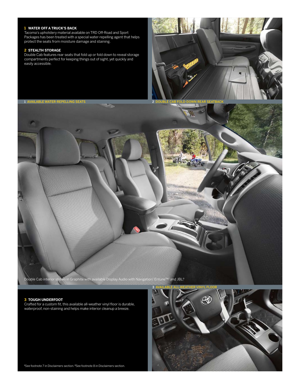 2012 Toyota Tacoma Brochure Page 7